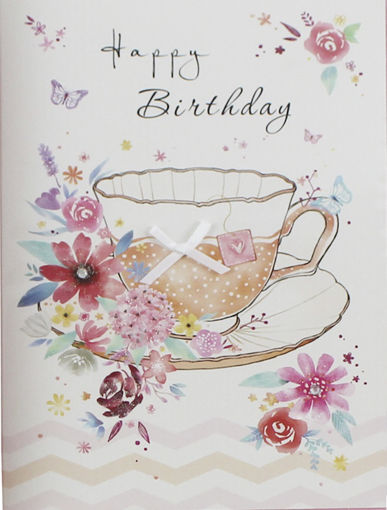 Picture of HAPPY BIRTHDAY CARD TEACUP